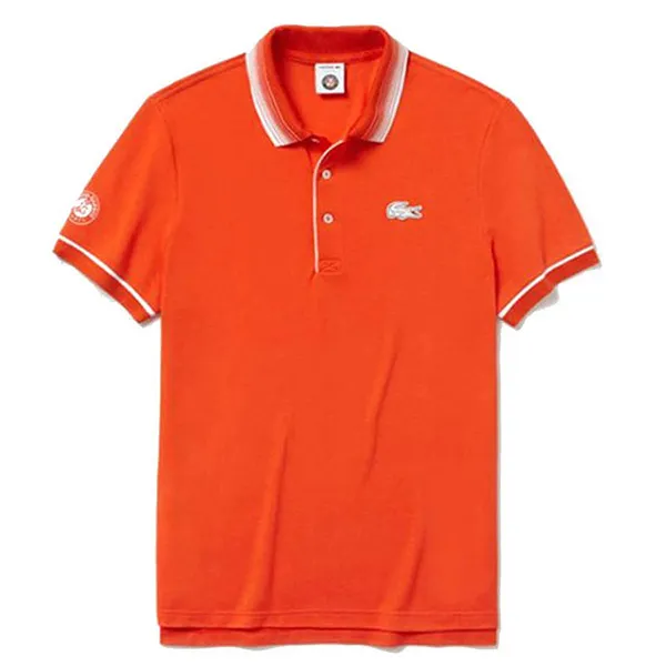 Áo Polo Lacoste Roland Garros Orange Màu Đỏ Cam Size M - Thời trang - Vua Hàng Hiệu