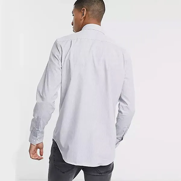 Áo Sơ Mi Lacoste Men's Long Sleeve Shirt-White CH0432 00 525 Màu Trắng Xám Size 38 - Thời trang - Vua Hàng Hiệu