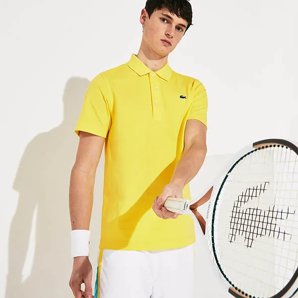 Áo Polo Lacoste Men's Sports Tennis Polo Regular Fit L1230 00 7GC Màu Vàng Size M