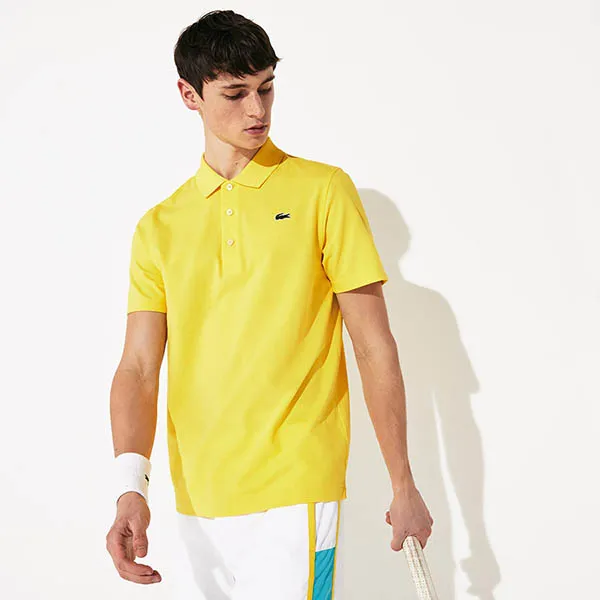 Áo Polo Lacoste Men's Sports Tennis Polo Regular Fit L1230 00 7GC Màu Vàng Size M