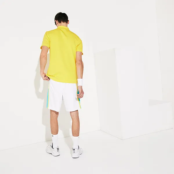 Áo Polo Lacoste Men's Sports Tennis Polo Regular Fit L1230 00 7GC Màu Vàng Size M