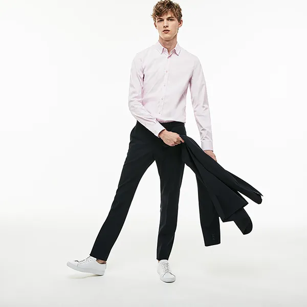 Áo Sơ Mi Lacoste Men's Shirt CH9628 00 HSK Màu Hồng Size M - Thời trang - Vua Hàng Hiệu