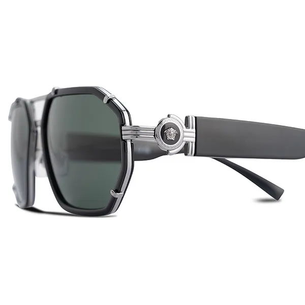 Kính Mát Versace Sunglasses VE 2228 1001/71 58-18 Màu Đen Bạc