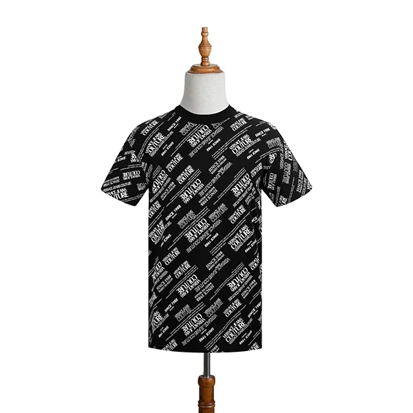 Áo Phông Versace Jeans Couture T-Shirt Uomo Nero 71GAH6R2 JS000 899 Màu Đen