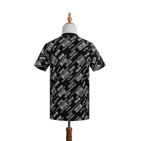 Áo Phông Versace Jeans Couture T-Shirt Uomo Nero 71GAH6R2 JS000 899 Màu Đen