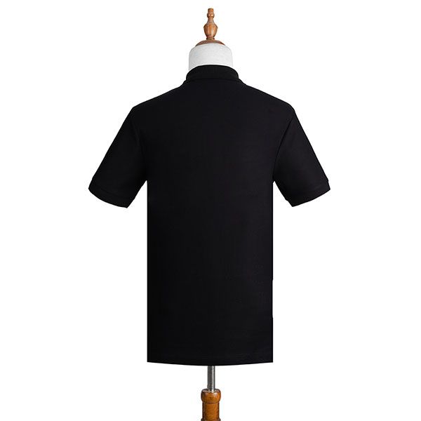 Áo Polo Burberry Shirt In Cotton Piqué With Monogram 8014003 A1189 Màu Đen Size XS - 5