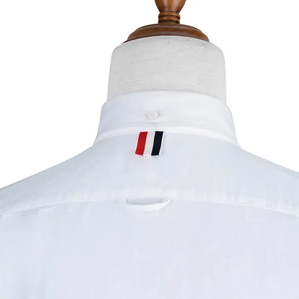 Áo Sơ Mi Thom Browne 4-Bar Stripe Shirt MWL319A06177 Màu Trắng