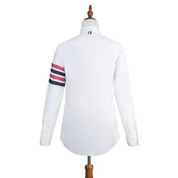 Áo Sơ Mi Thom Browne 4-Bar Stripe Shirt MWL319A06177 Màu Trắng