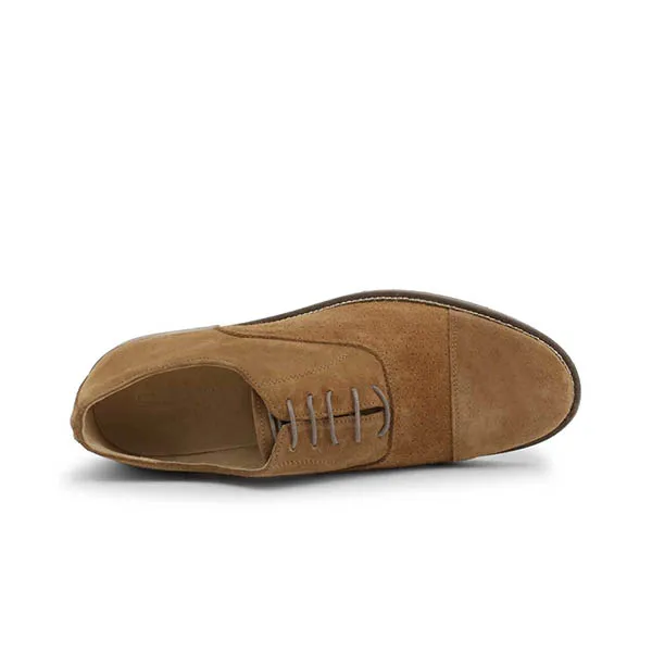 Giày Tây Nam Duca Di Morrone 1003_Camoscio-B_Tabacco Màu Nâu Size 41