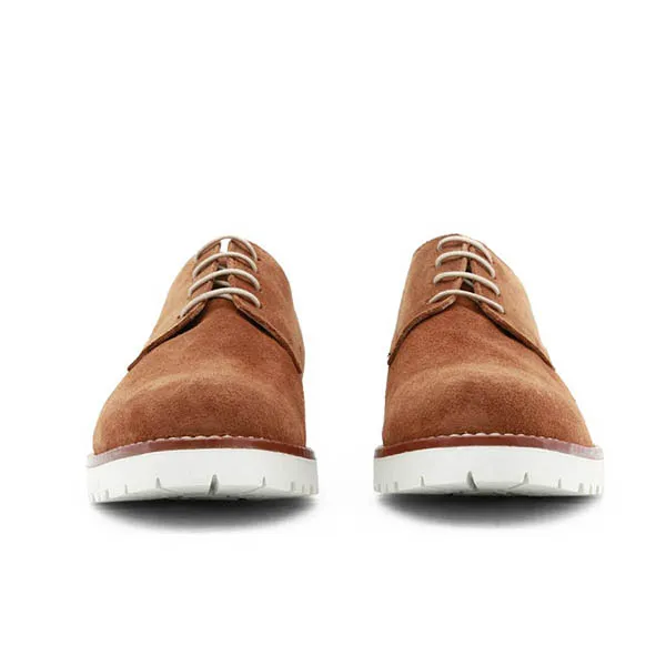 Giày Tây Unisex Made In Italy Da Lộn Il-Cielo_Tabacco Màu Nâu Size 41