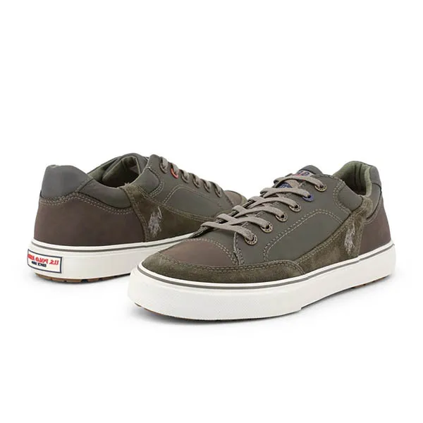 Giày Thể Thao Nam U.S Polo Assn. Màu Xanh Olive Size 40