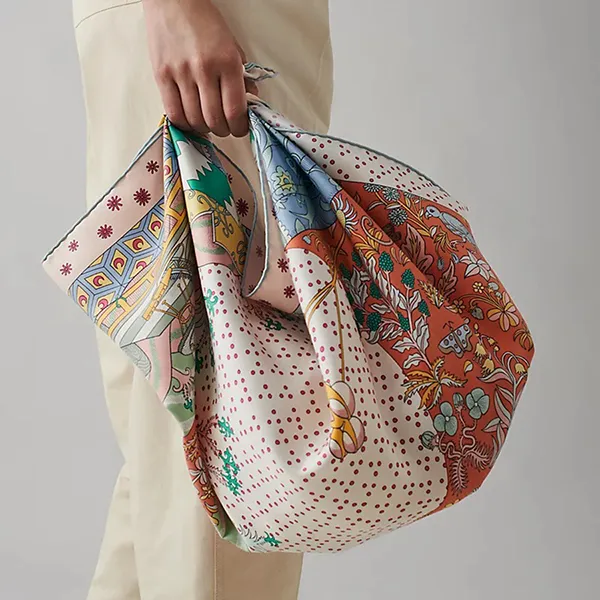 Khăn Nữ Hermès Le Premier Chant Scarf 90 Phối Nhiều Màu