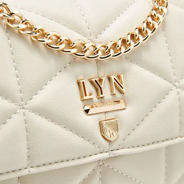 Túi Đeo Chéo Lyn Treasure One Handbags LL22CBF191 Màu Trắng