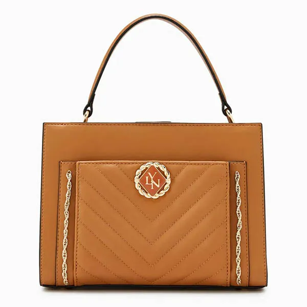 Túi Xách Lyn Harlow Top Handle M Handbags LL22FBF048 Màu Nâu