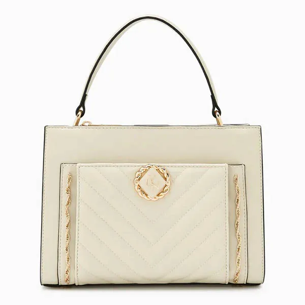 Túi Xách Lyn Harlow Top Handle M Handbags LL22FBF048 Màu Trắng - Túi xách - Vua Hàng Hiệu
