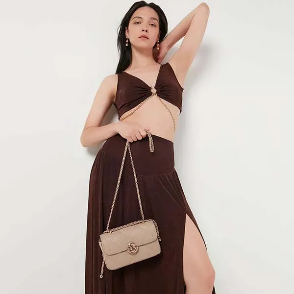 Túi Đeo Vai Lyn Vertina S Crossbody Bags LL22FBF064 Màu Nâu Nhạt