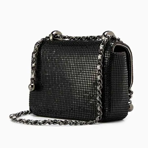 Túi Đeo Chéo Lyn Vertina XS Crossbody Bags LL22FBF066 Màu Đen