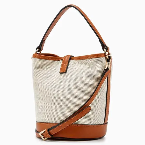Túi Xách Lyn Oslo Bucket Bags LL22FBF068 Màu Trắng Nâu - Túi xách - Vua Hàng Hiệu