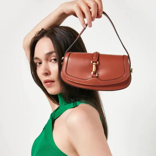 Túi Xách Lyn Oslo Mini Handbags LL22FBF069 Màu Nâu - Túi xách - Vua Hàng Hiệu