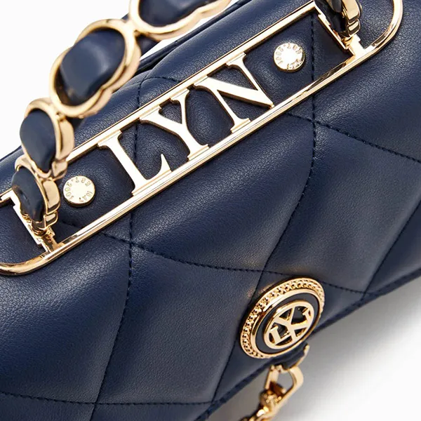 Túi Đeo Chéo Lyn Rose Roma Handbags LL22FBF072 Màu Xanh Đậm