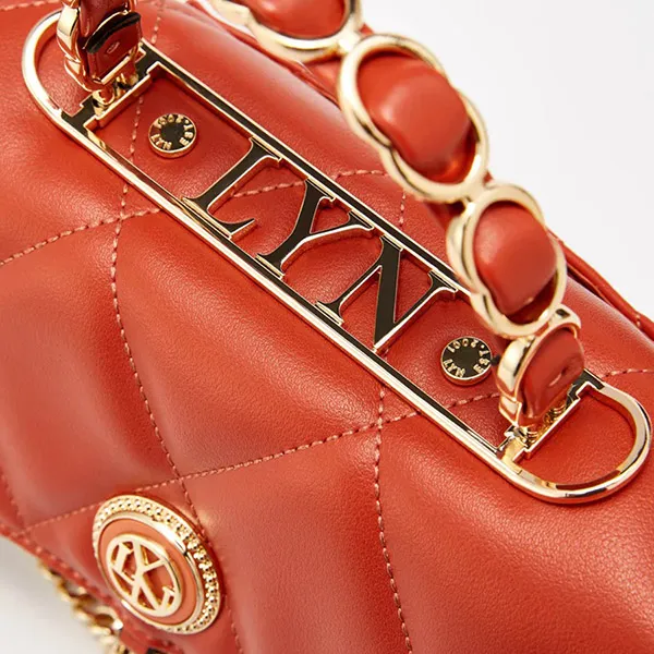 Túi Đeo Chéo Lyn Rose Roma Handbags LL22FBF072 Màu Cam