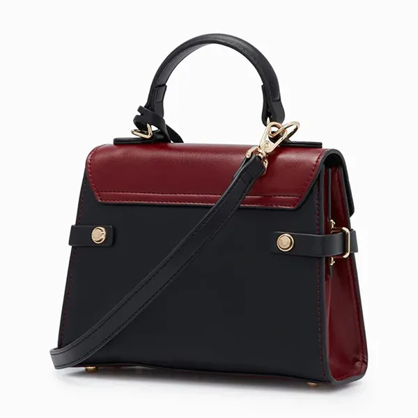 Túi Xách Lyn Academic S Handbags LL22FBS162 Màu Đỏ Đen - Túi xách - Vua Hàng Hiệu