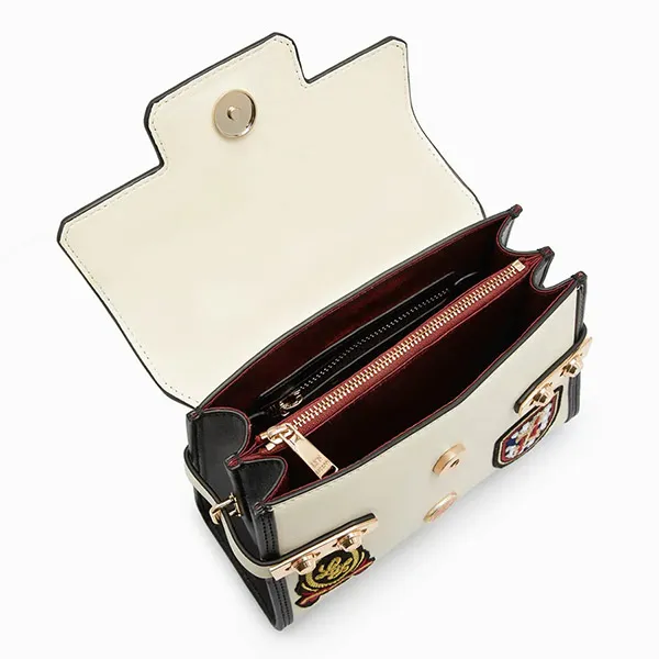Túi Xách Lyn Academic S Handbags LL22FBS162 Màu Đen Trắng - Túi xách - Vua Hàng Hiệu