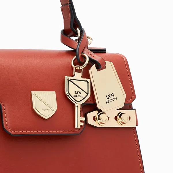 Túi Xách Lyn Academic Plain S Handbags LL22FBS163 Màu Cam - Túi xách - Vua Hàng Hiệu
