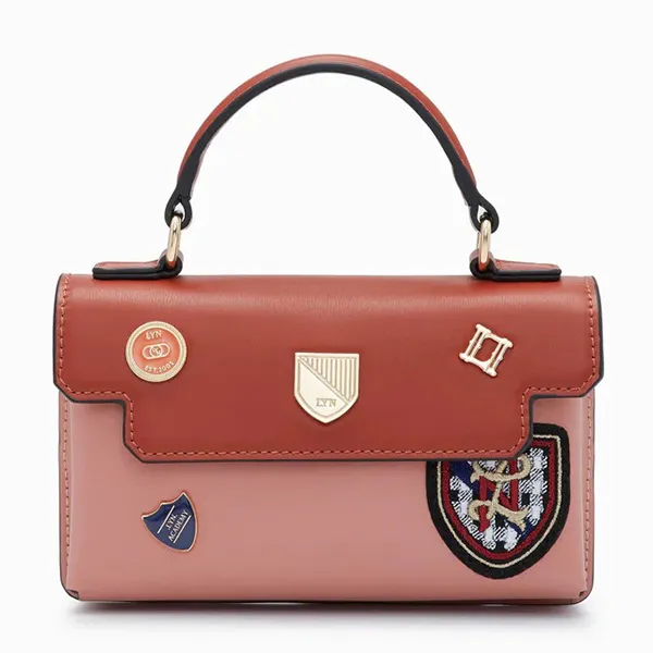 Túi Xách Lyn Academic Mini Crossbody Bags LL22FBS164 Màu Cam Hồng - Túi xách - Vua Hàng Hiệu