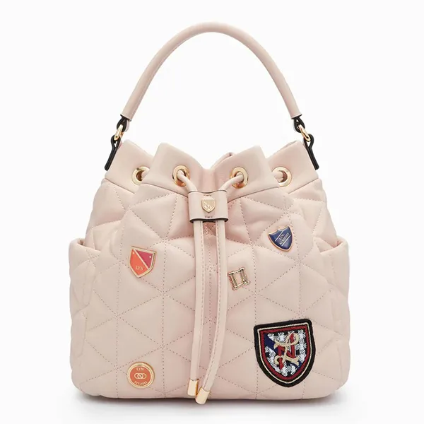 Túi Xách Lyn Academic Q Bucket Bags LL22FBS166 Màu Hồng Nhạt