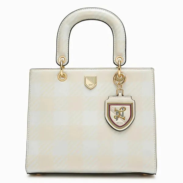 Túi Xách Lyn Acadia Top Handle M Handbags LL22FBS170 Màu Trắng - Túi xách - Vua Hàng Hiệu