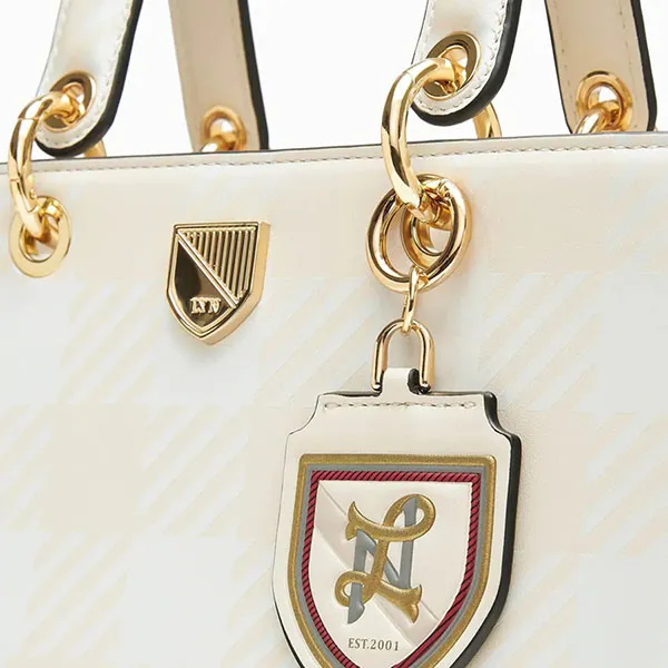 Túi Xách Lyn Acadia Top Handle M Handbags LL22FBS170 Màu Trắng - Túi xách - Vua Hàng Hiệu