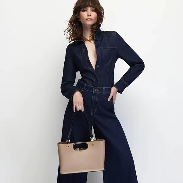 Túi Tote Lyn Space Tote L Tote Bags LL22FBS172 Màu Be