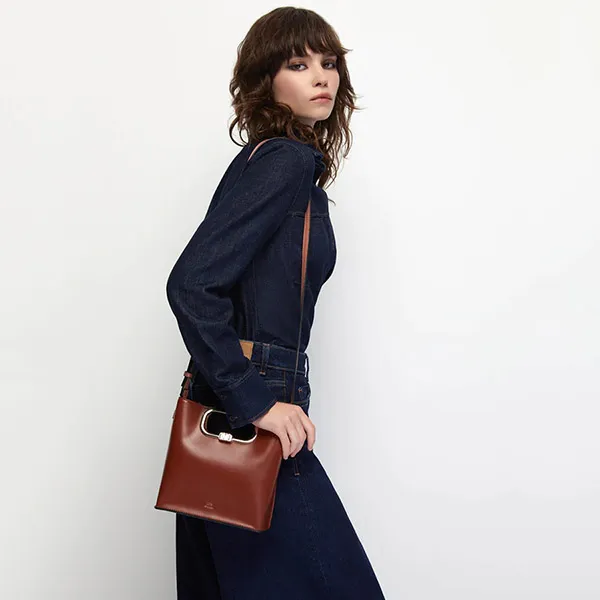 Túi Tote Lyn Space Tote S Tote Bags LL22FBS173 Màu Cam