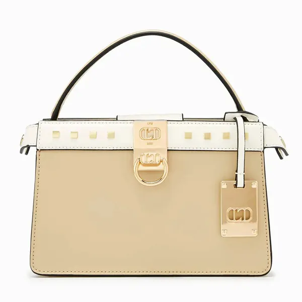 Túi Xách Lyn Damien S Handbags LL22FBS203 Màu Be Phối Trắng