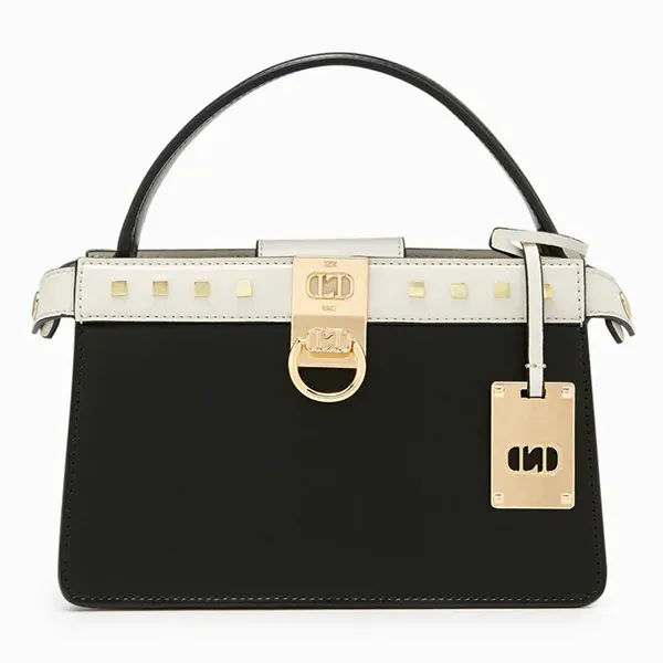 Túi Xách Lyn Damien S Handbags LL22FBS203 Màu Đen Trắng