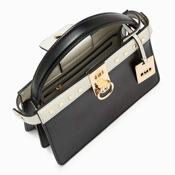 Túi Xách Lyn Damien S Handbags LL22FBS203 Màu Đen Trắng