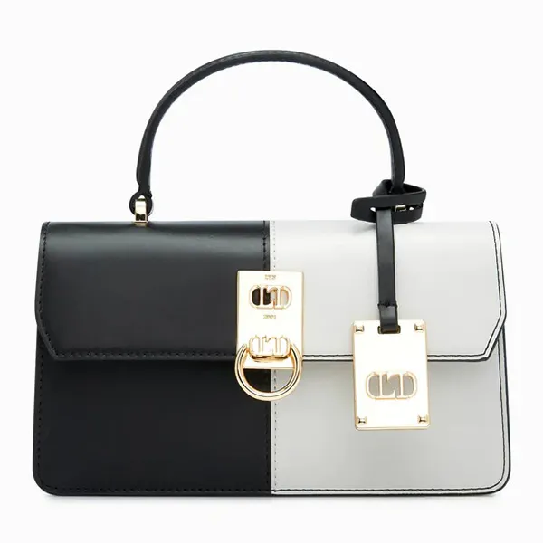 Túi Xách Lyn Damien Top Handle S Handbags LL22FBS204 Màu Đen Trắng