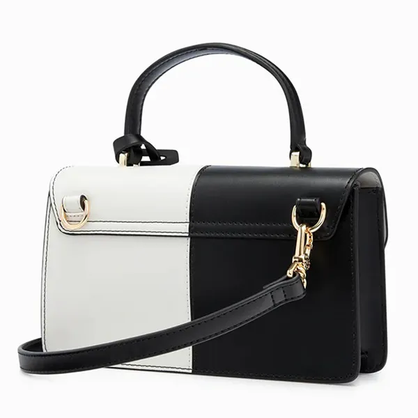 Túi Xách Lyn Damien Top Handle S Handbags LL22FBS204 Màu Đen Trắng