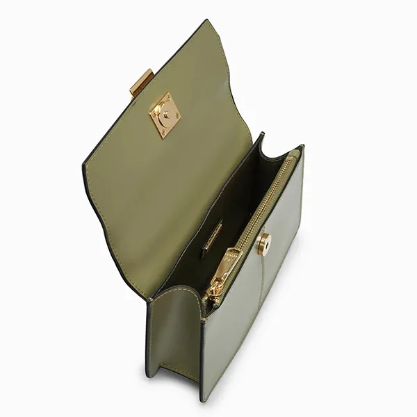 Túi Xách Lyn Damien Top Handle S Handbags LL22FBS204 Màu Xanh Green