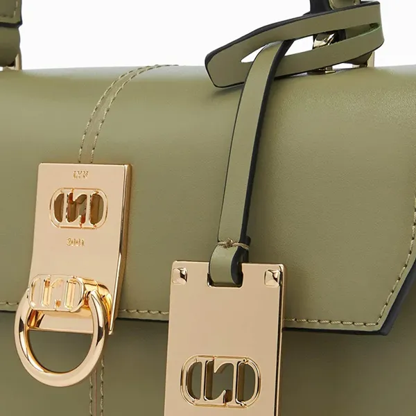 Túi Xách Lyn Damien Top Handle S Handbags LL22FBS204 Màu Xanh Green