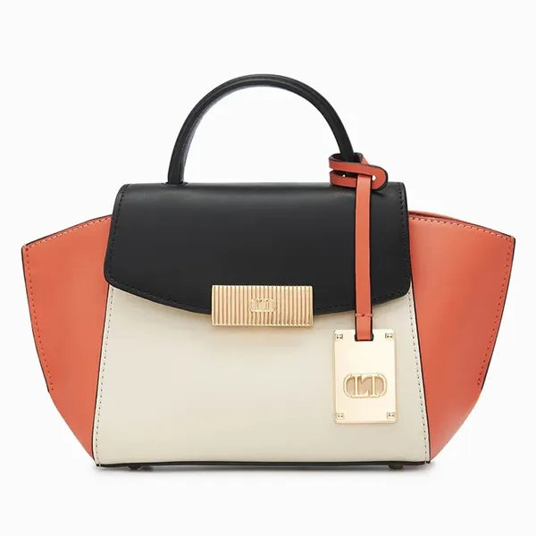 Túi Xách Lyn Dimension S Handbags LL22FBS206 Màu Đen/Trắng/Cam