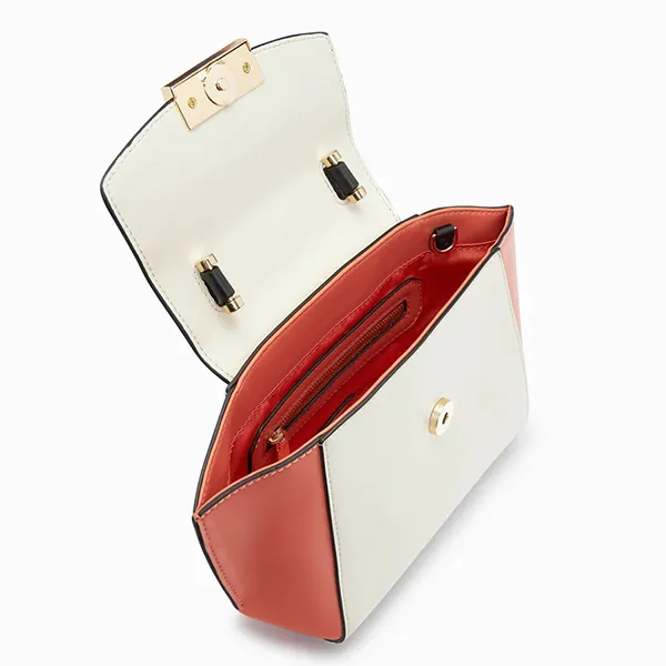 Túi Xách Lyn Dimension S Handbags LL22FBS206 Màu Đen/Trắng/Cam