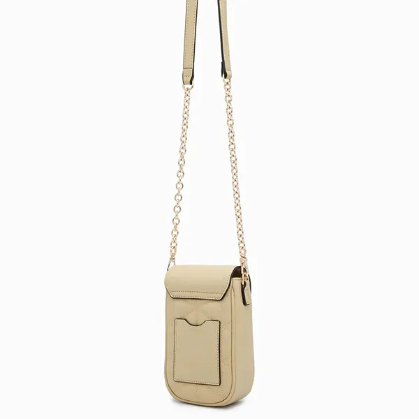Túi Đeo Chéo Lyn Acadamic Q Mobile Pocket Crossbody Bags LL22FWS078 Màu Vàng Nhạt