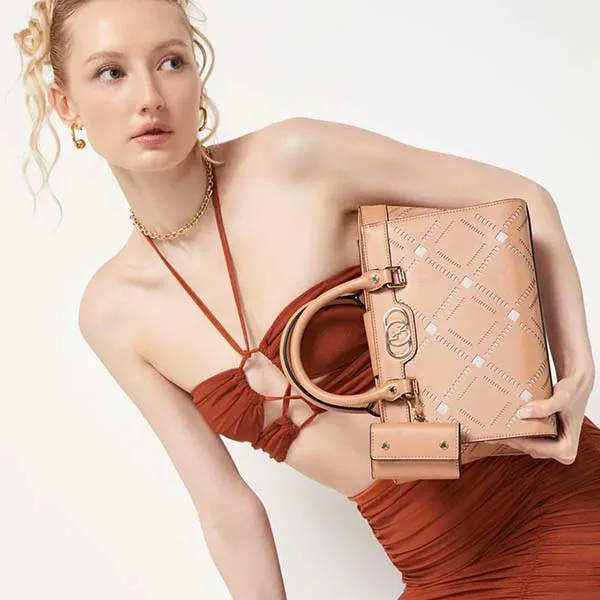 Túi Tote Lyn Karis Tote Bags LL22SBF018 Màu Nâu Sáng