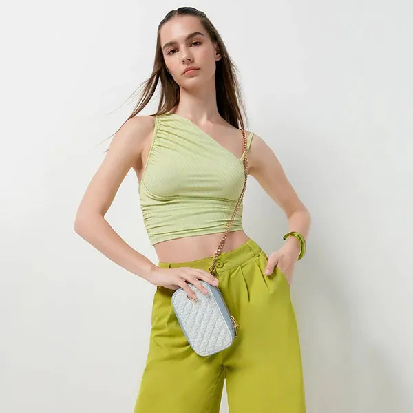 Túi Đeo Chéo Lyn Mille Mobile Pocket Crossbody Bags LL22SBF033 Màu Xanh Blue