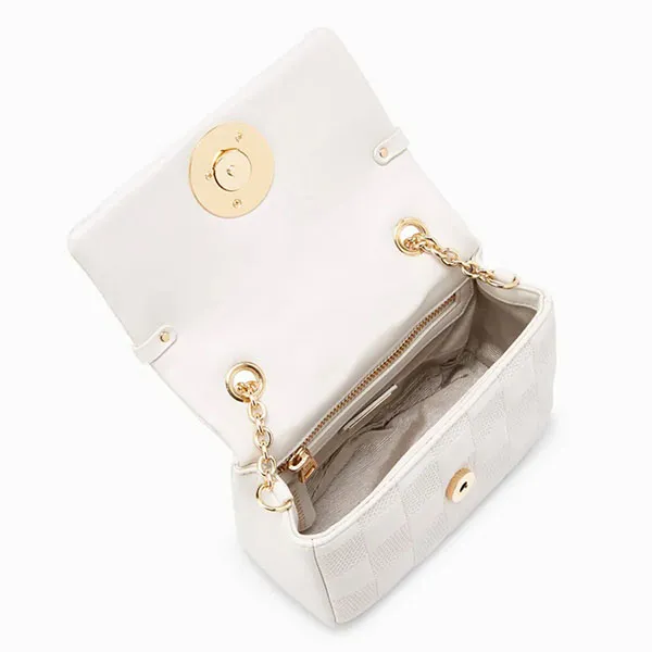 Túi Đeo Chéo Lyn Bristol XS Crossbody Bags LL22SBF037 Màu Xám Nhạt