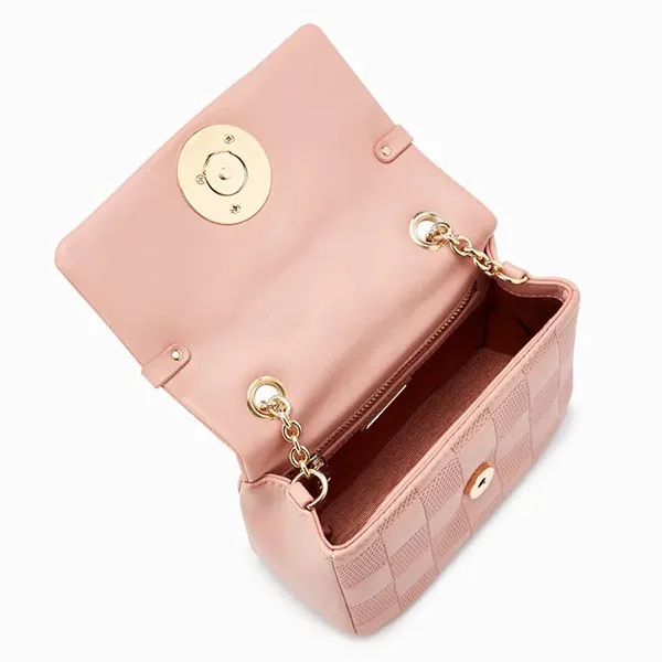 Túi Đeo Chéo Lyn Bristol XS Crossbody Bags LL22SBF037 Màu Hồng Nhạt