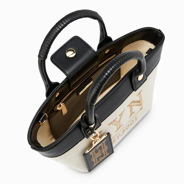 Túi Tote Lyn Bastile S Tote Bags LL22SBS002 Màu Đen Trắng