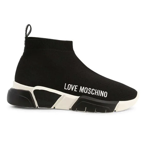 Giày Sneakers Moschino Women's Shoes JA15203G0EIZ5000 Màu Đen - Giày - Vua Hàng Hiệu